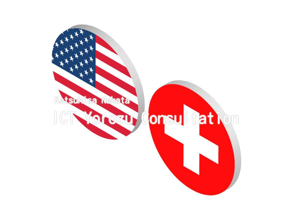 Stock illustrations : Currency pair USDCHF (circle) Isometric