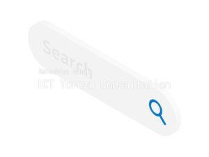 Stock illustrations for Search input 1 (blue) Isometric