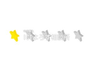 Stock illustrations for 星5段階評価（星1：アイソメトリック左）
